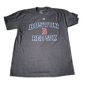 Boston Red Sox Majestic Short Sleeve Shirt Men Size Large